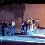 Off-duty sheriff’s deputy and companion step out of car on to freeway, die in early-morning crash