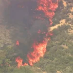 Evacuation orders in place as crews make progress on Riverside County blaze